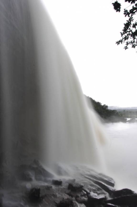 A cortina de água do Salto El Sapo, em Canaima, no sul da Venezuela